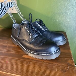 Vintage Colorado Women's Oxfords Shoes Size 7.5 Leather Black